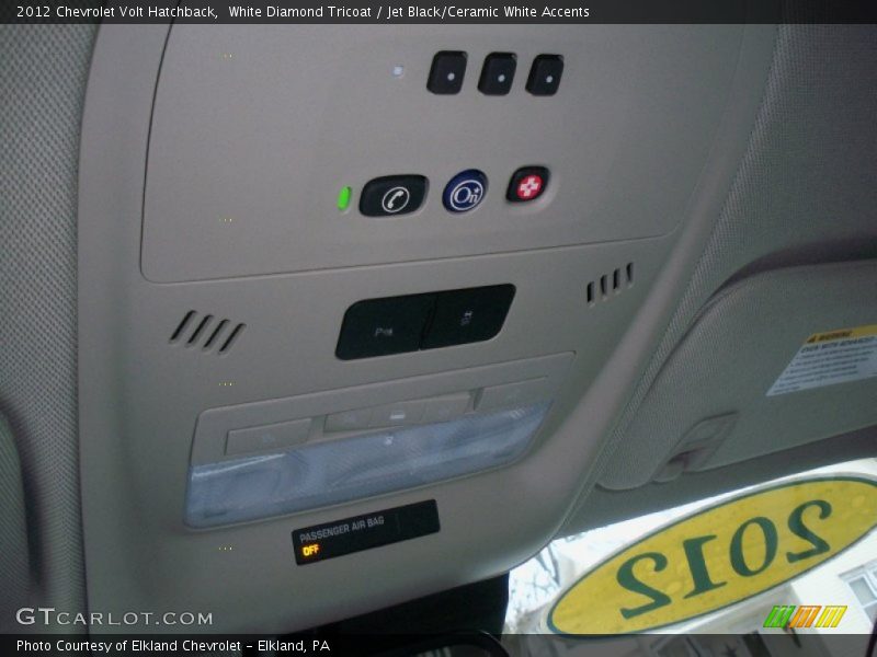 Controls of 2012 Volt Hatchback
