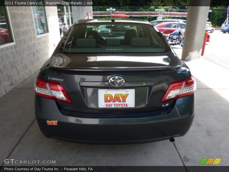 Magnetic Gray Metallic / Ash 2011 Toyota Camry LE