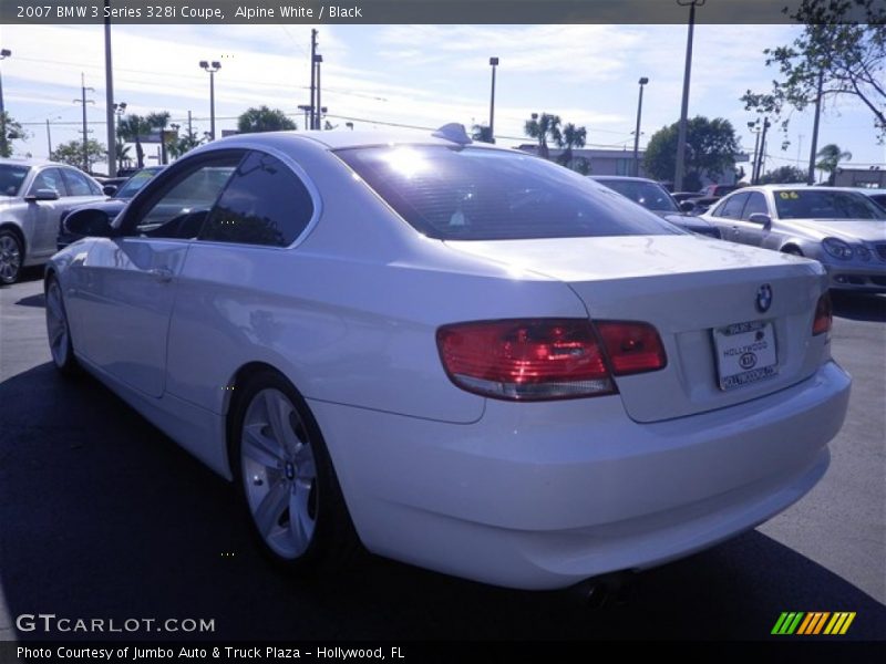 Alpine White / Black 2007 BMW 3 Series 328i Coupe