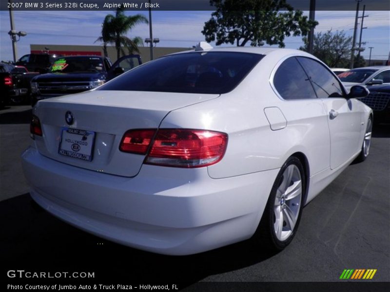 Alpine White / Black 2007 BMW 3 Series 328i Coupe