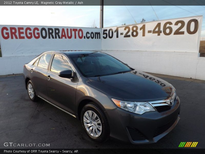 Magnetic Gray Metallic / Ash 2012 Toyota Camry LE