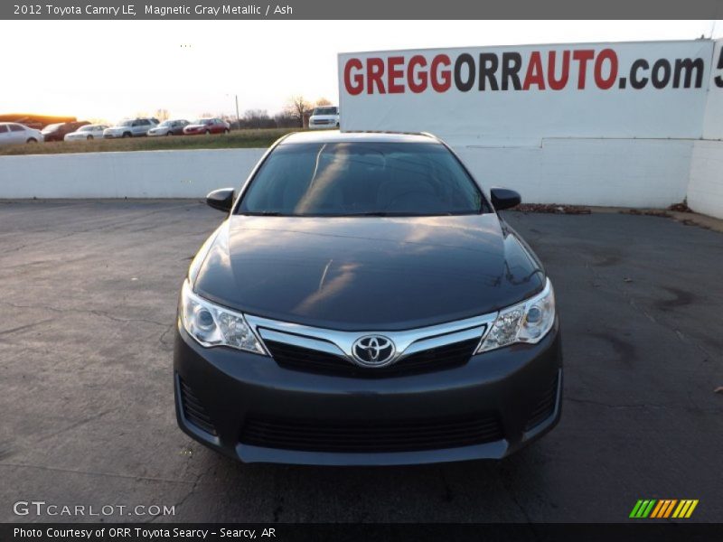 Magnetic Gray Metallic / Ash 2012 Toyota Camry LE