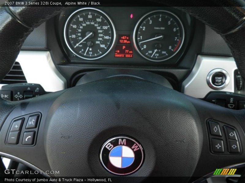 Alpine White / Black 2007 BMW 3 Series 328i Coupe