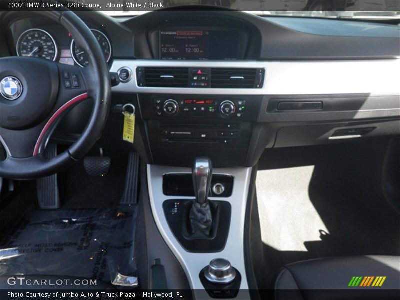 Alpine White / Black 2007 BMW 3 Series 328i Coupe