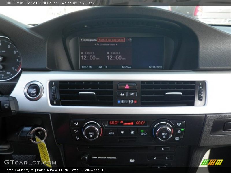 Alpine White / Black 2007 BMW 3 Series 328i Coupe