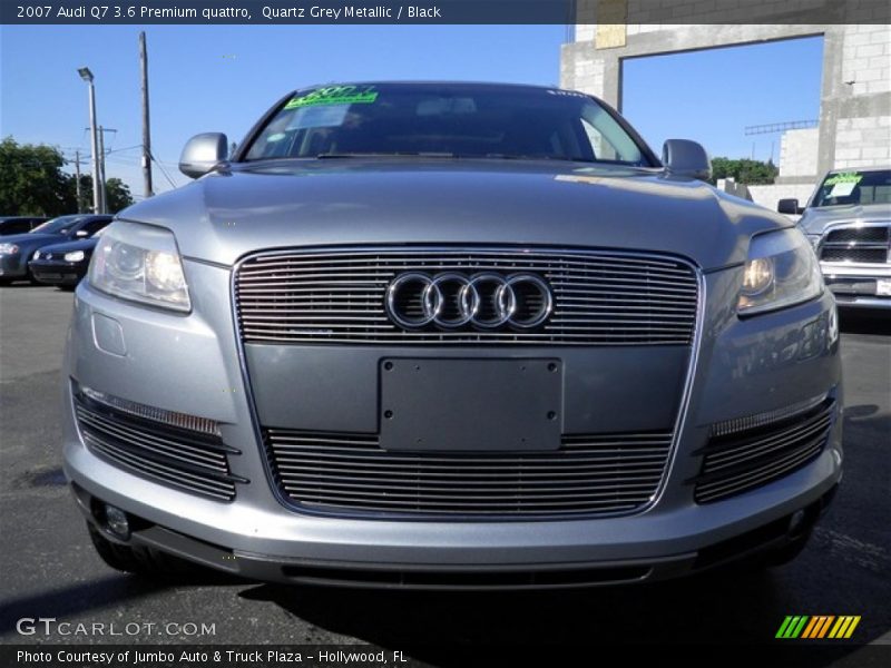 Quartz Grey Metallic / Black 2007 Audi Q7 3.6 Premium quattro
