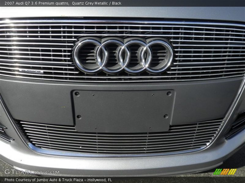 Quartz Grey Metallic / Black 2007 Audi Q7 3.6 Premium quattro