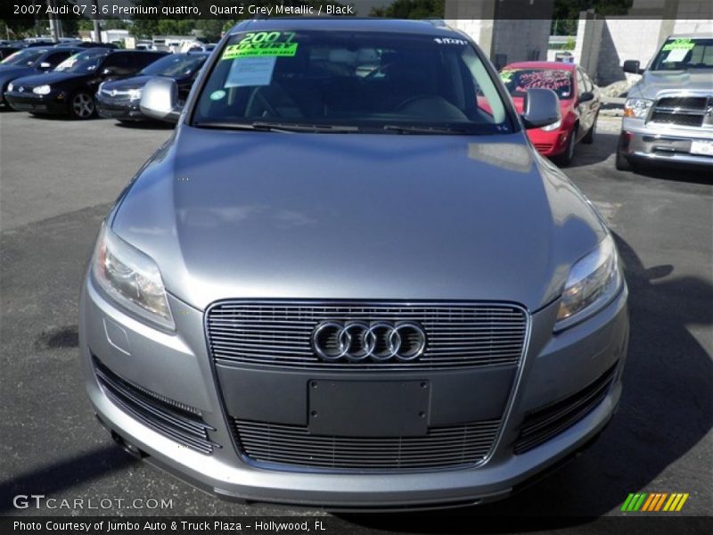 Quartz Grey Metallic / Black 2007 Audi Q7 3.6 Premium quattro
