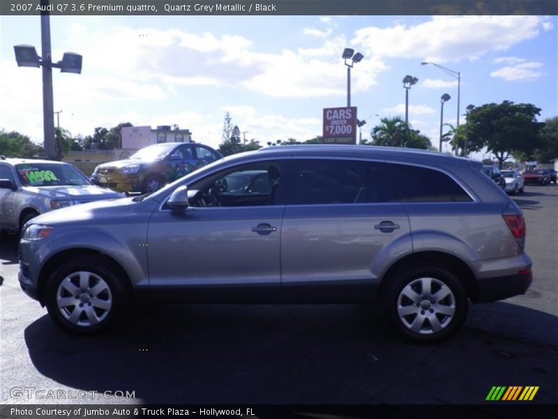 Quartz Grey Metallic / Black 2007 Audi Q7 3.6 Premium quattro