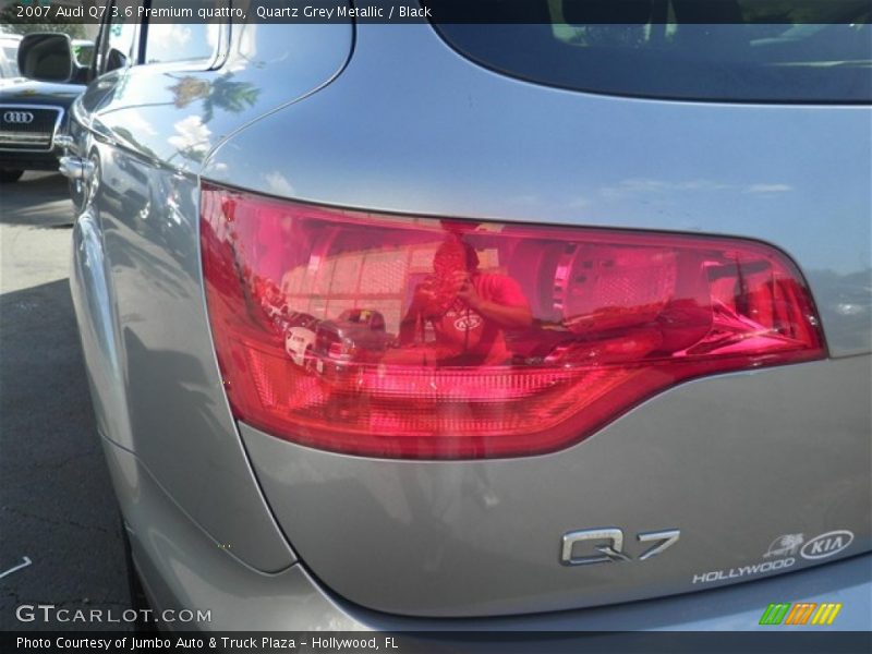 Quartz Grey Metallic / Black 2007 Audi Q7 3.6 Premium quattro