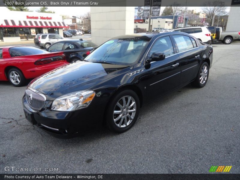 Black Onyx / Titanium Gray 2007 Buick Lucerne CXS