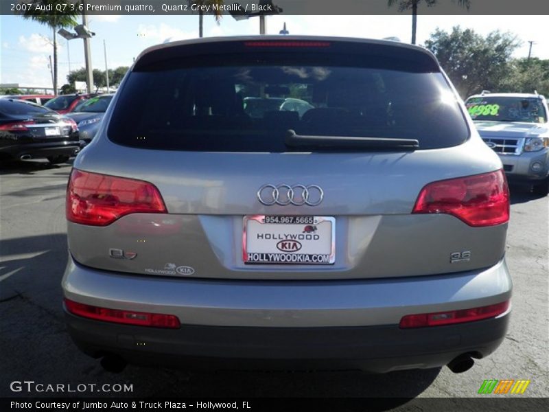Quartz Grey Metallic / Black 2007 Audi Q7 3.6 Premium quattro