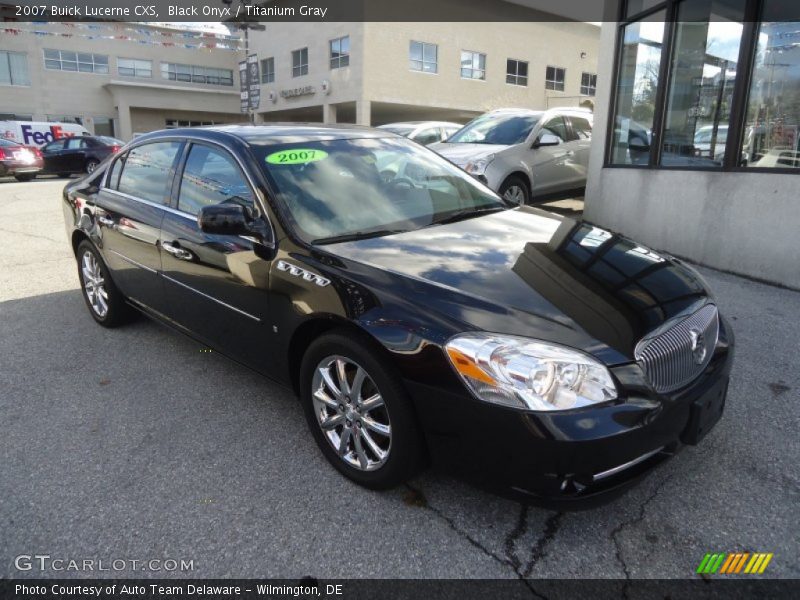 Black Onyx / Titanium Gray 2007 Buick Lucerne CXS