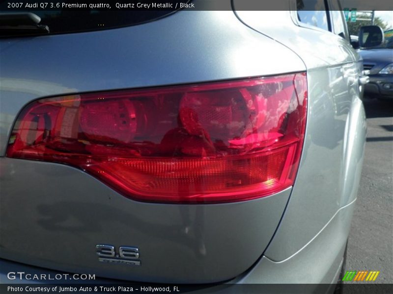 Quartz Grey Metallic / Black 2007 Audi Q7 3.6 Premium quattro