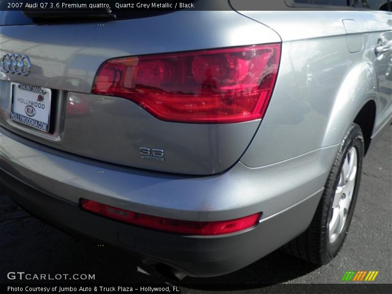 Quartz Grey Metallic / Black 2007 Audi Q7 3.6 Premium quattro