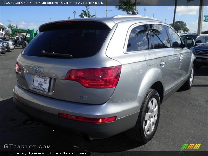 Quartz Grey Metallic / Black 2007 Audi Q7 3.6 Premium quattro