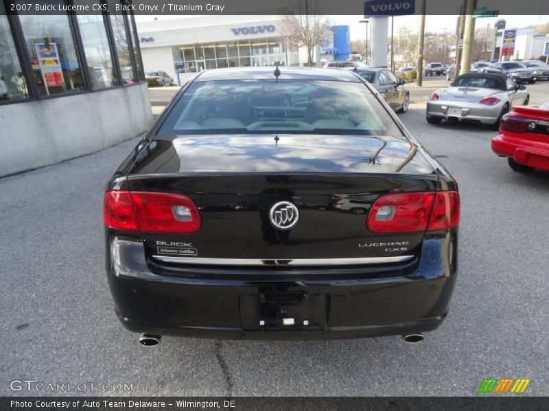 Black Onyx / Titanium Gray 2007 Buick Lucerne CXS