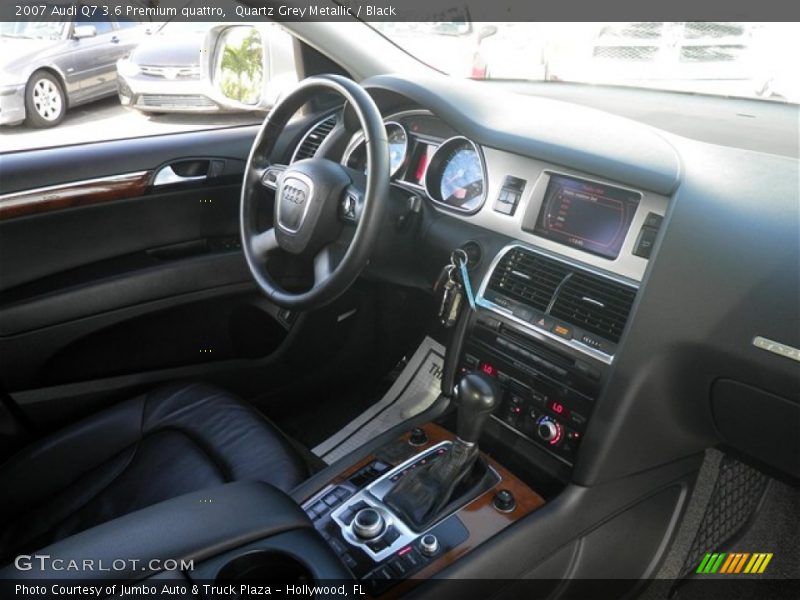 Quartz Grey Metallic / Black 2007 Audi Q7 3.6 Premium quattro