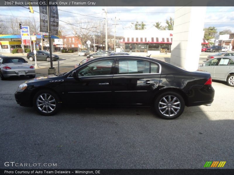 Black Onyx / Titanium Gray 2007 Buick Lucerne CXS