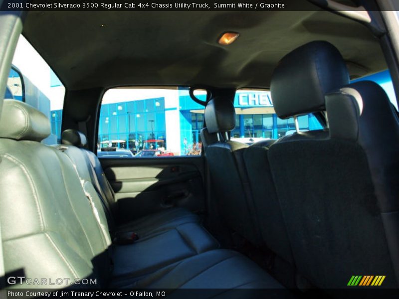 Summit White / Graphite 2001 Chevrolet Silverado 3500 Regular Cab 4x4 Chassis Utility Truck