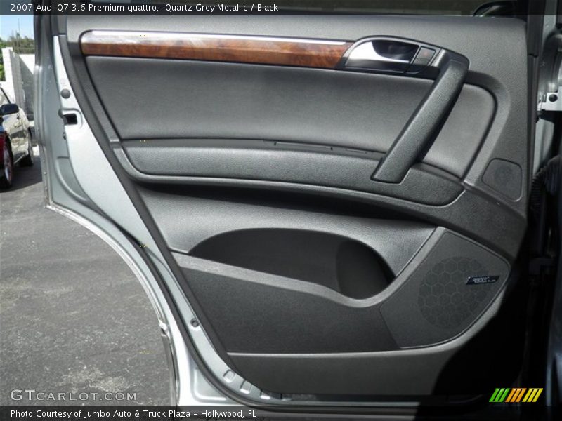 Quartz Grey Metallic / Black 2007 Audi Q7 3.6 Premium quattro