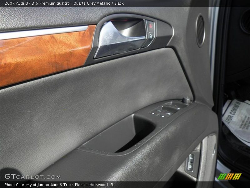 Quartz Grey Metallic / Black 2007 Audi Q7 3.6 Premium quattro