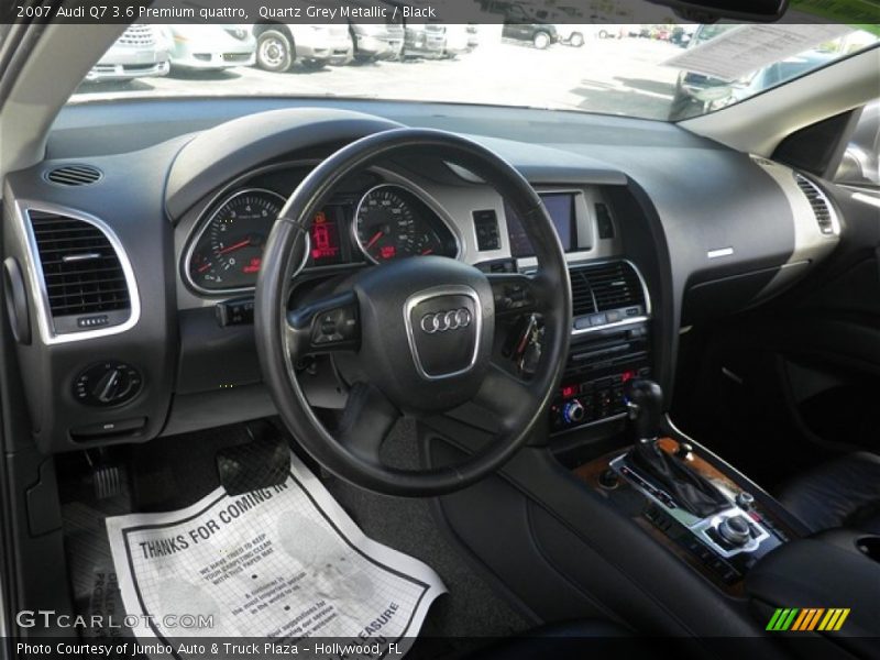 Quartz Grey Metallic / Black 2007 Audi Q7 3.6 Premium quattro