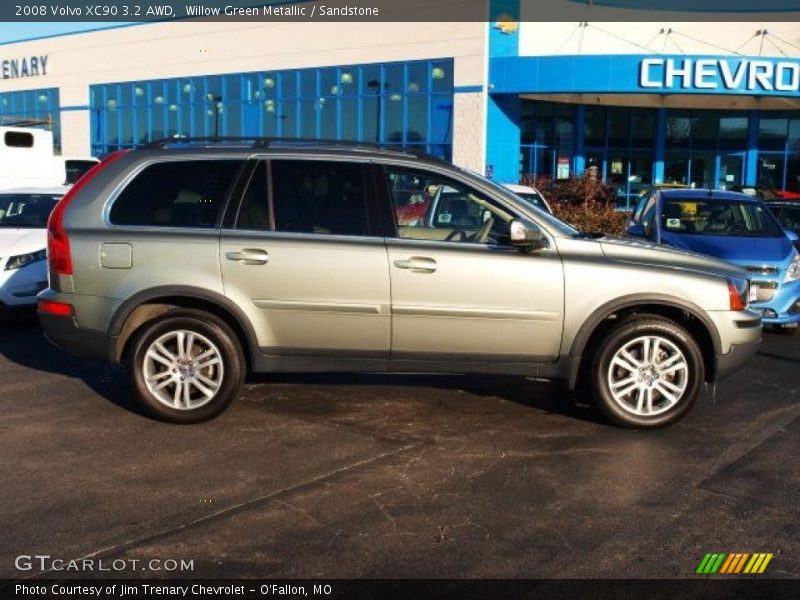 Willow Green Metallic / Sandstone 2008 Volvo XC90 3.2 AWD