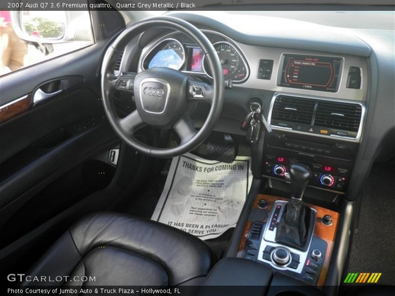 Quartz Grey Metallic / Black 2007 Audi Q7 3.6 Premium quattro