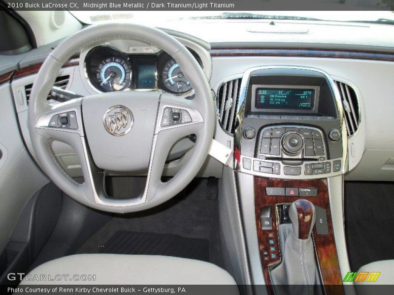 Midnight Blue Metallic / Dark Titanium/Light Titanium 2010 Buick LaCrosse CX