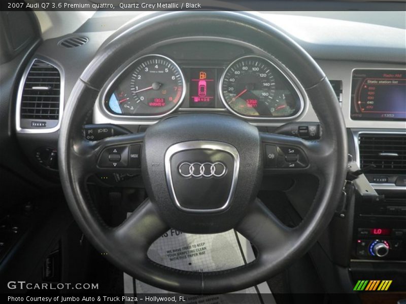 Quartz Grey Metallic / Black 2007 Audi Q7 3.6 Premium quattro
