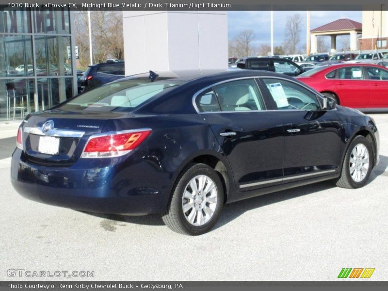 Midnight Blue Metallic / Dark Titanium/Light Titanium 2010 Buick LaCrosse CX
