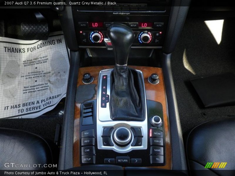 Quartz Grey Metallic / Black 2007 Audi Q7 3.6 Premium quattro