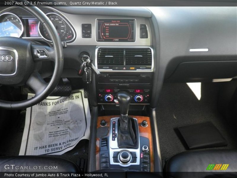 Quartz Grey Metallic / Black 2007 Audi Q7 3.6 Premium quattro