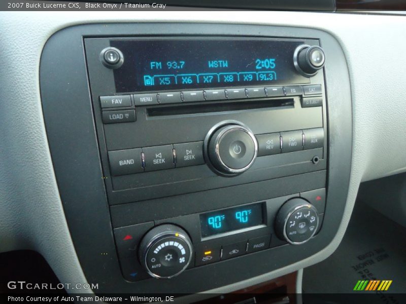 Black Onyx / Titanium Gray 2007 Buick Lucerne CXS