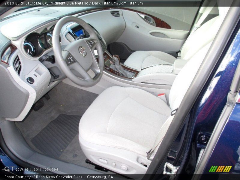 Midnight Blue Metallic / Dark Titanium/Light Titanium 2010 Buick LaCrosse CX