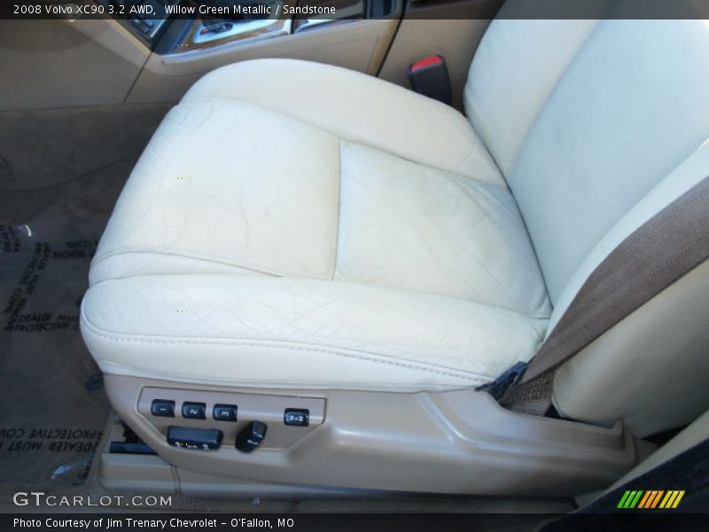 Willow Green Metallic / Sandstone 2008 Volvo XC90 3.2 AWD