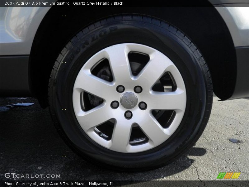 Quartz Grey Metallic / Black 2007 Audi Q7 3.6 Premium quattro