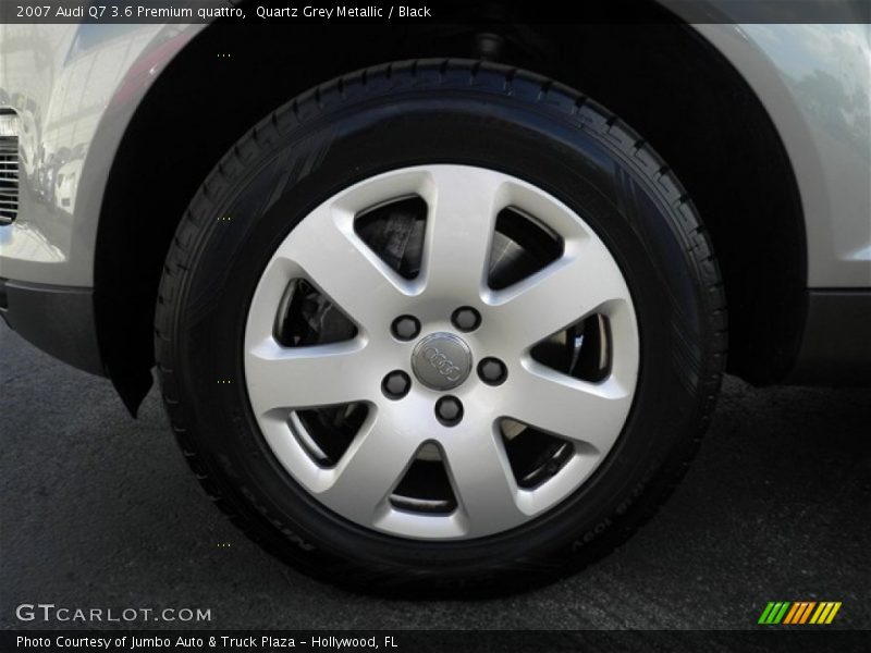 Quartz Grey Metallic / Black 2007 Audi Q7 3.6 Premium quattro