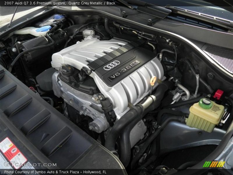 Quartz Grey Metallic / Black 2007 Audi Q7 3.6 Premium quattro