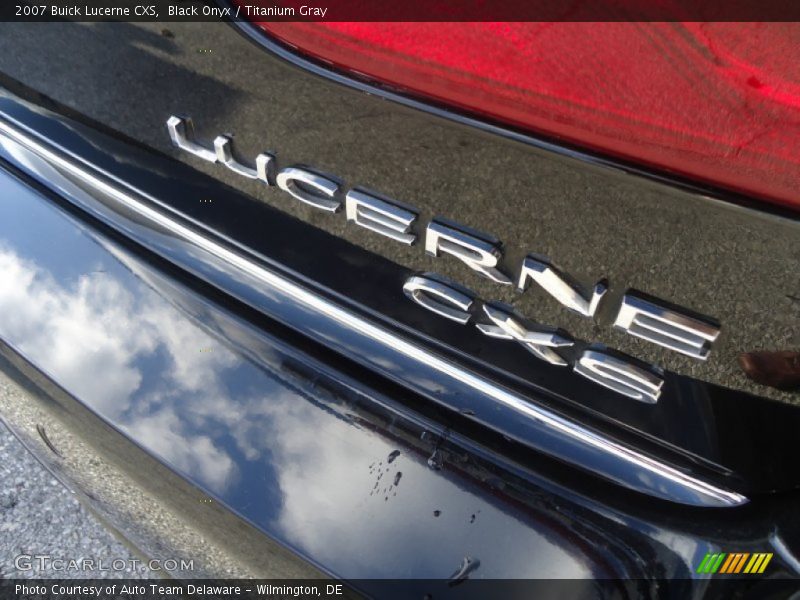 Black Onyx / Titanium Gray 2007 Buick Lucerne CXS
