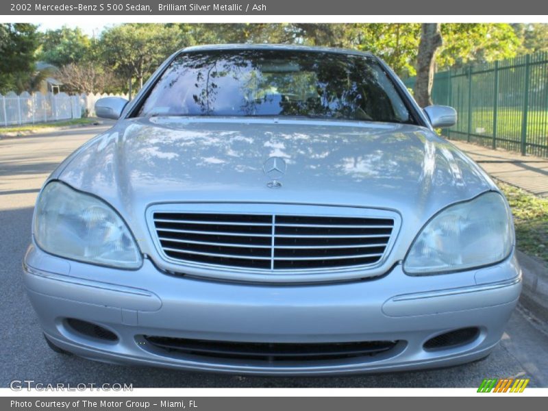 Brilliant Silver Metallic / Ash 2002 Mercedes-Benz S 500 Sedan