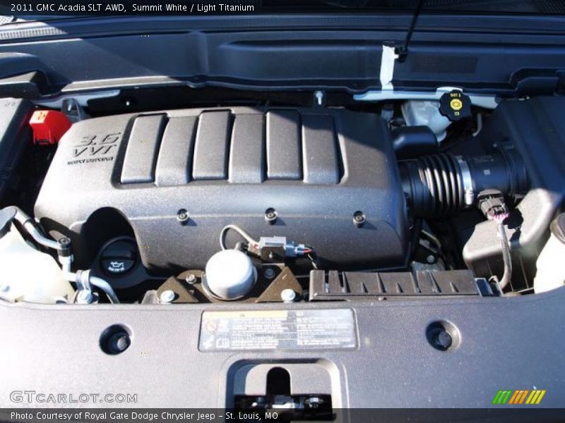 Summit White / Light Titanium 2011 GMC Acadia SLT AWD