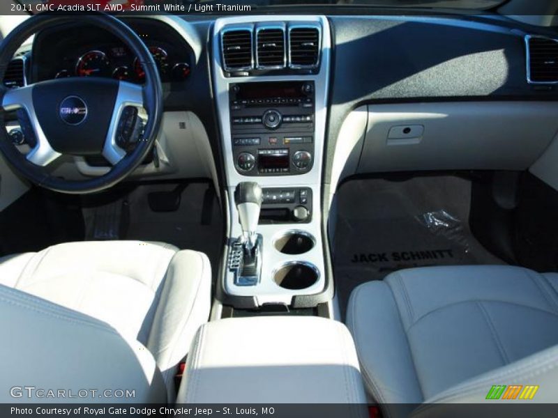 Summit White / Light Titanium 2011 GMC Acadia SLT AWD