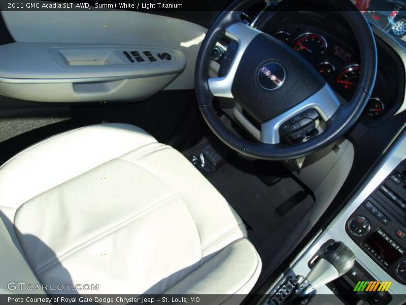 Summit White / Light Titanium 2011 GMC Acadia SLT AWD