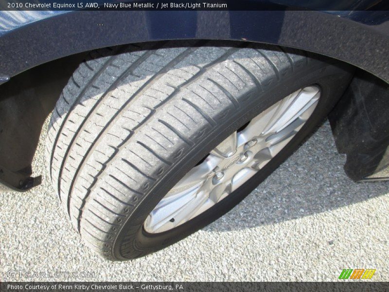 Navy Blue Metallic / Jet Black/Light Titanium 2010 Chevrolet Equinox LS AWD