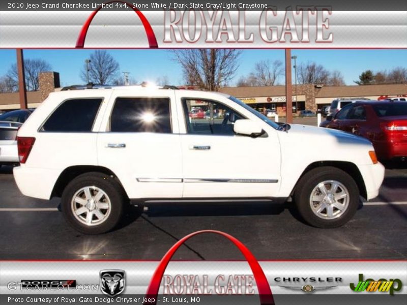 Stone White / Dark Slate Gray/Light Graystone 2010 Jeep Grand Cherokee Limited 4x4