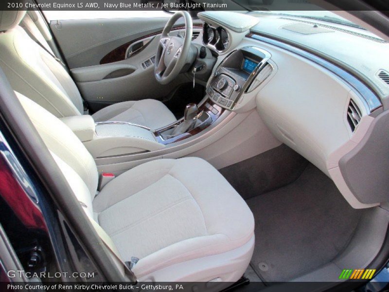 Navy Blue Metallic / Jet Black/Light Titanium 2010 Chevrolet Equinox LS AWD