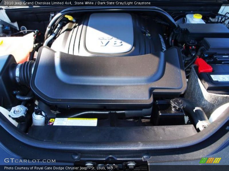 Stone White / Dark Slate Gray/Light Graystone 2010 Jeep Grand Cherokee Limited 4x4