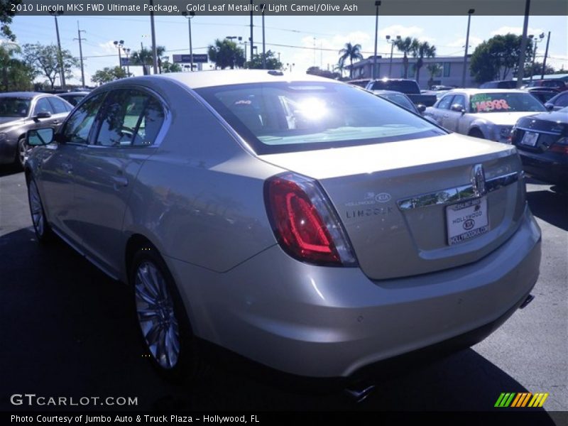 Gold Leaf Metallic / Light Camel/Olive Ash 2010 Lincoln MKS FWD Ultimate Package